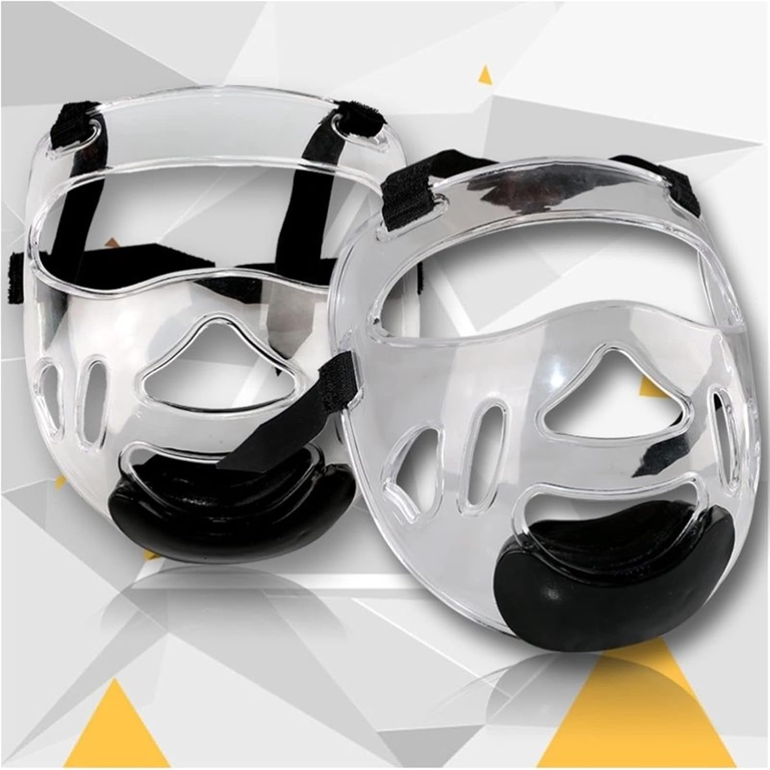 Clear Face Guard, Face Shield Portable Detachable Taekwondo Protection for Sports Karate Martial Arts Face Shield Nose Protector for Sports