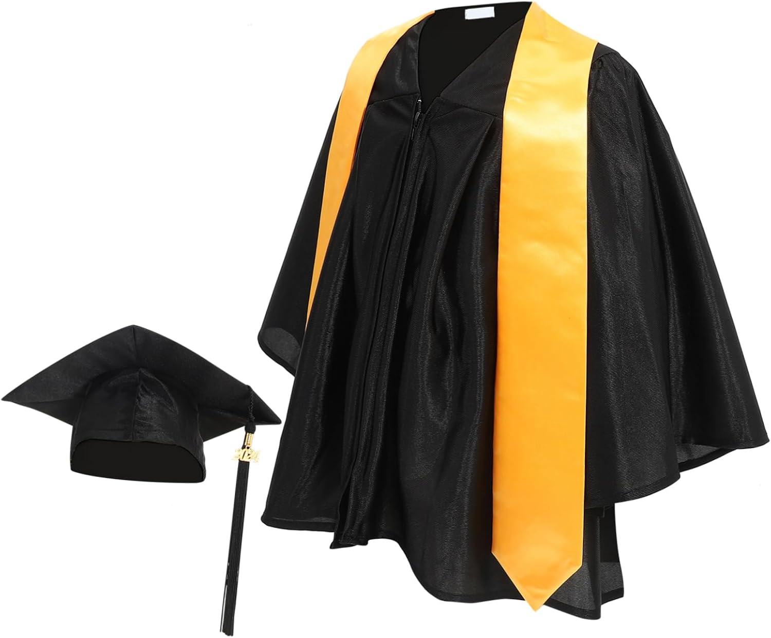 1 Set Children's Graduation Set Gown with Hat Lovely Graduation Gown Academic Dress Preschool Graduation