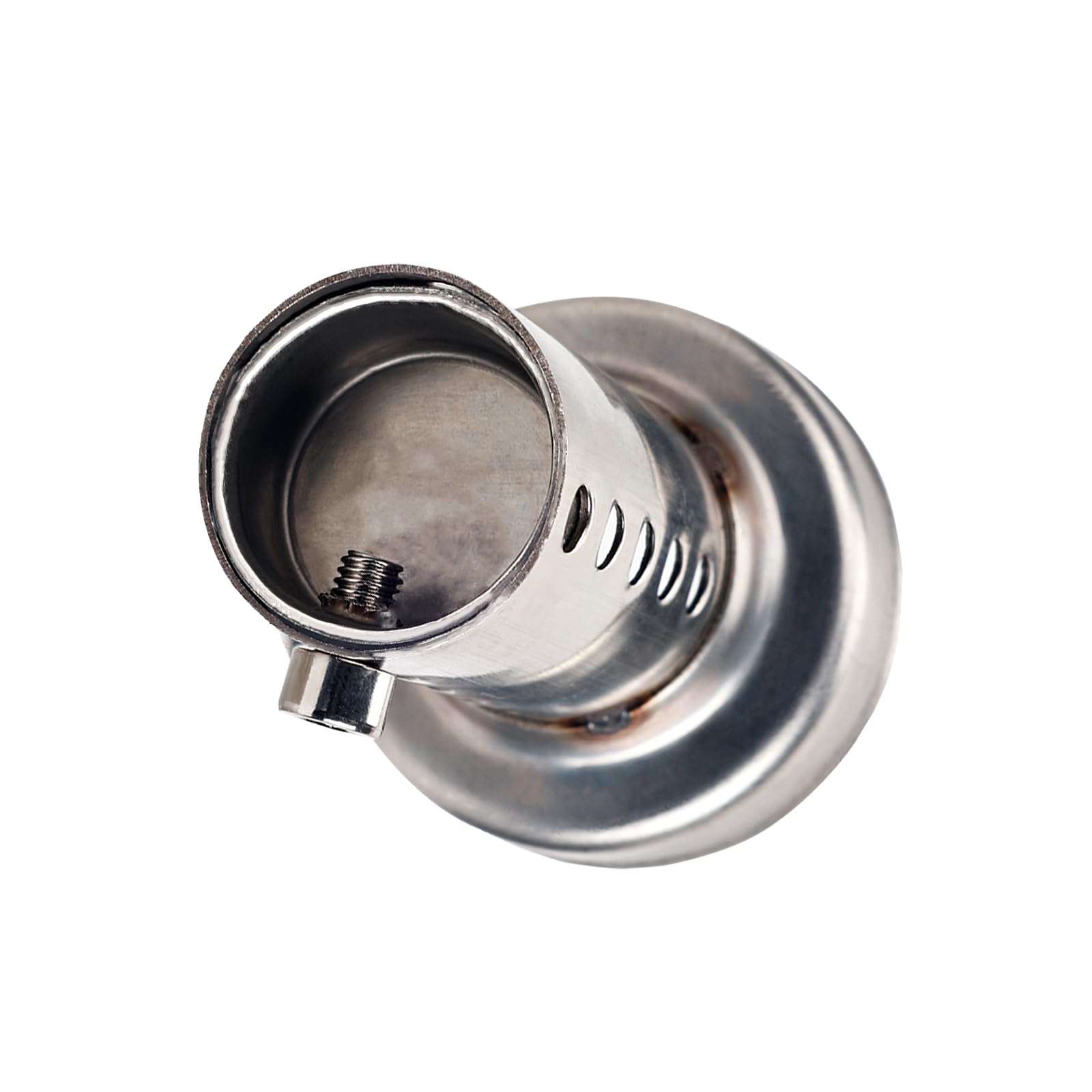 Larcele Endschalldämpfer für Motorrad, 48 mm, verstellbar und zerlegbar, universell, geneigter Endschalldämpfer XSQ-01