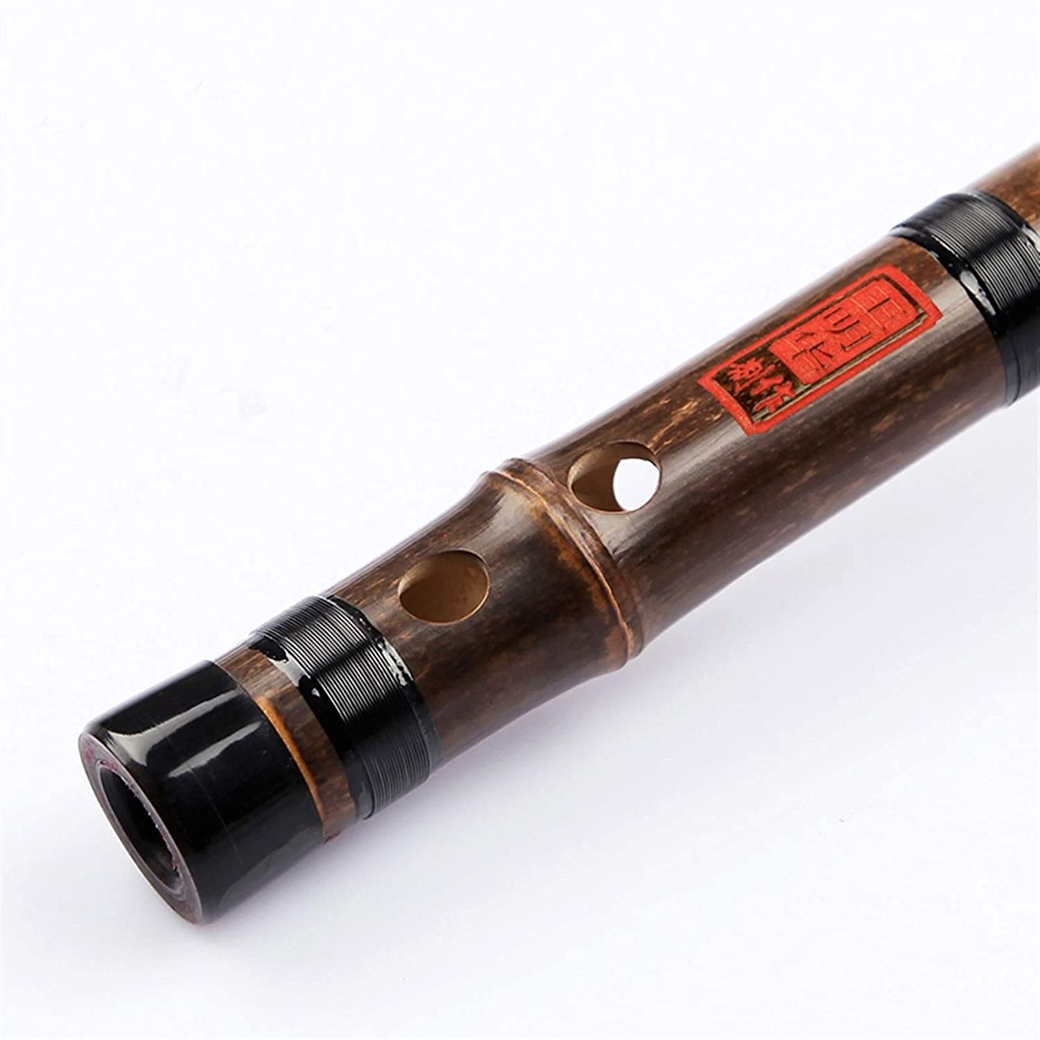 Piccolo Flûte En Bois Traditionnelle - Instrument à Vent En Bois Fait Main - Pour Débutants Et Cadeau - 39,5 Cm