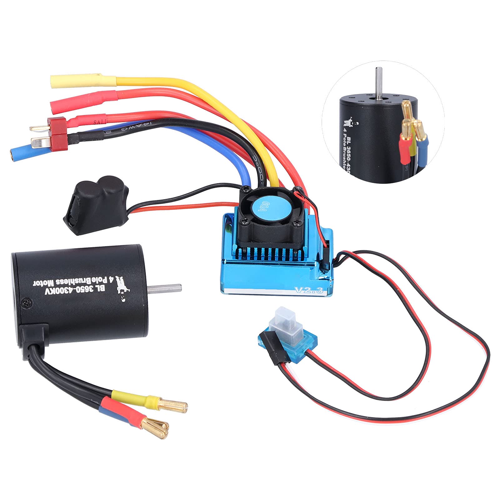 Silnik Bezszczotkowy 3650 z 60A ESC do Samochodu RC