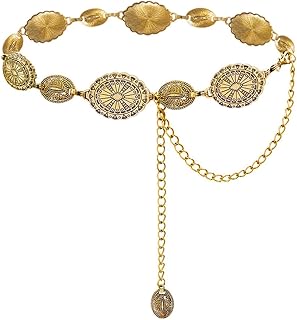 TOPACC Metal Chain Belt for Women Waist chains for Dresses Jeans Western Cowgirl