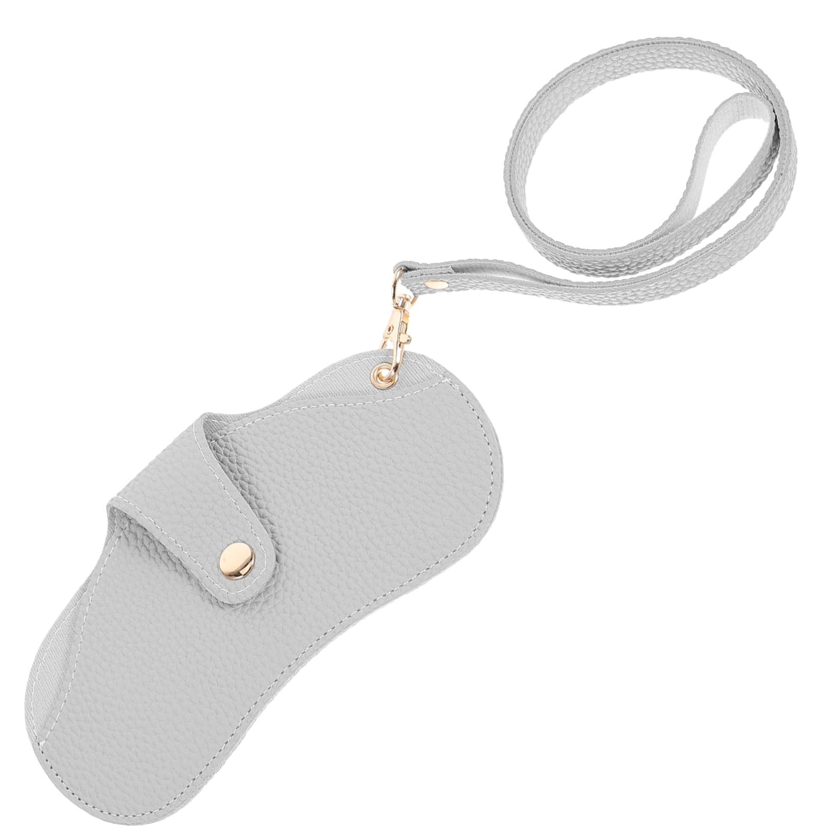 BESPORTBLE Scatola di occhiali capellici protettivo Accessori custodia per occhiali Astuccio occhio organizzatore di occhiali da sole da viaggio borsa per occhiali finta pelle Grigio