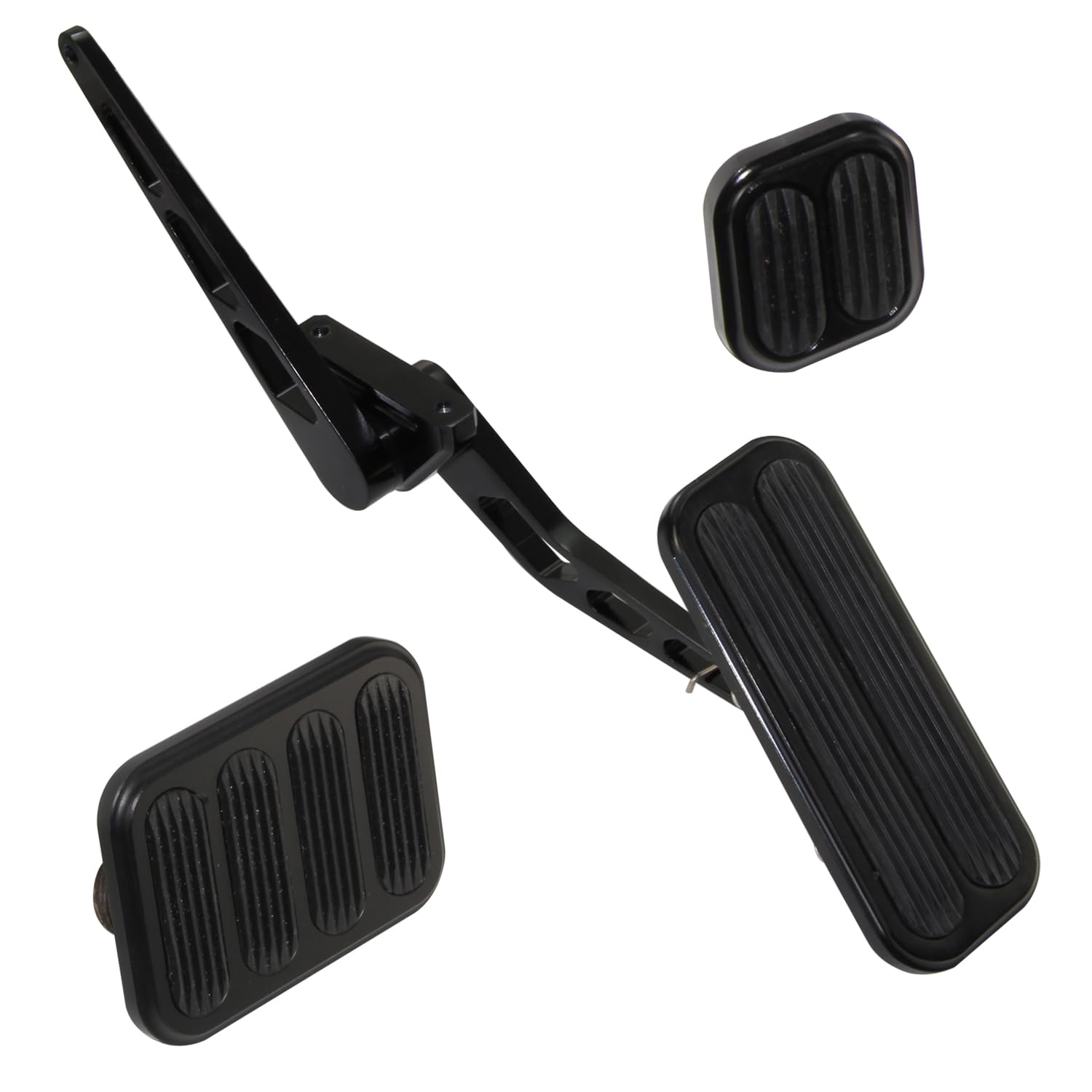 Universal Billet Aluminum Gas Throttle Pedal Kit Fits For Hot Street Rod Chevy Ford Hot Rod Rat SBC BBC (Black) : Automotive
