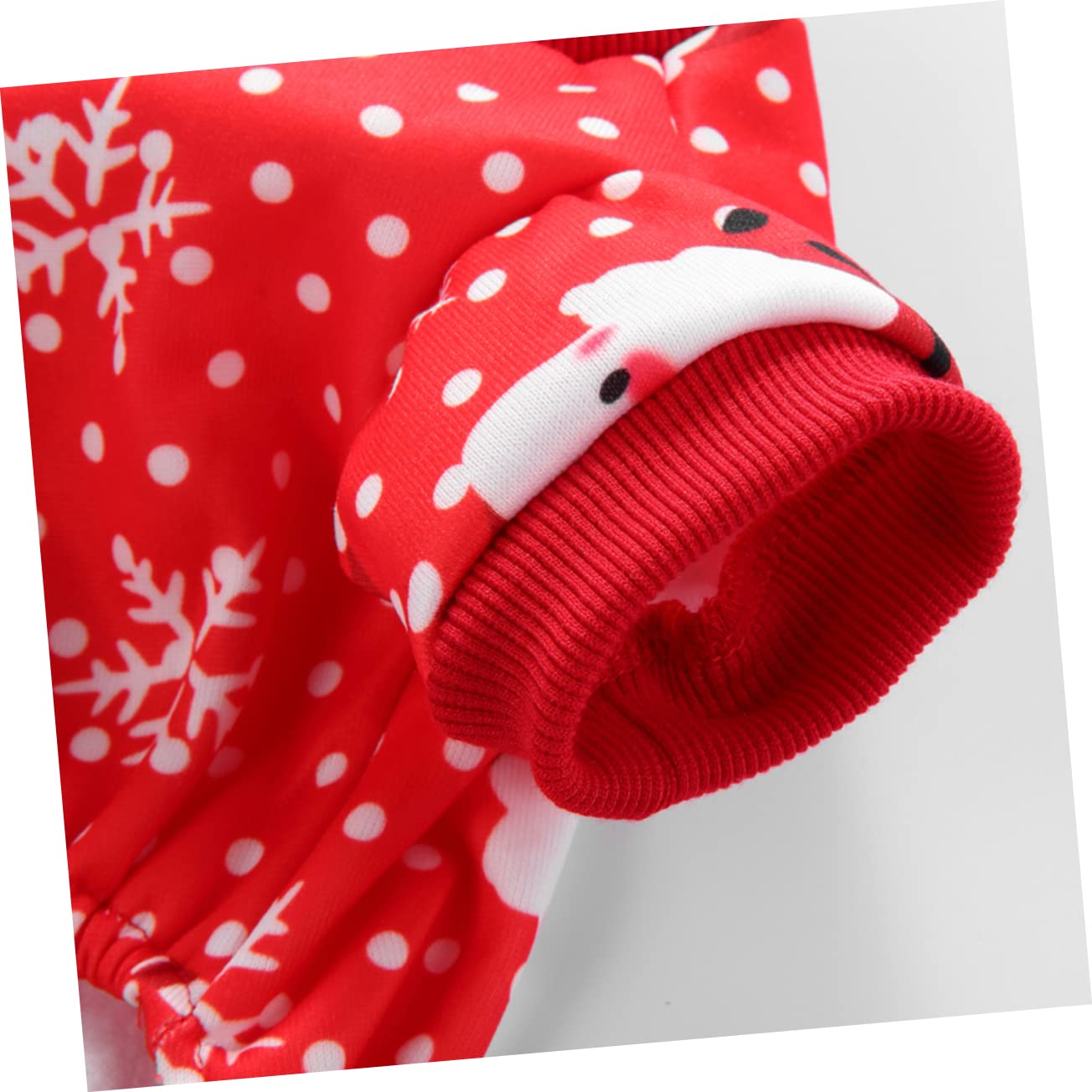 BESPORTBLE 3 Pz Panno Natalizio Per Cani Felpa Con Cappuccio Cane Tute Ragazza Vestiti Natalizi Per Animali Domestici Pigiami Per Ragazzi Natale Del Cane Gatto Gonna Rosso Divertente