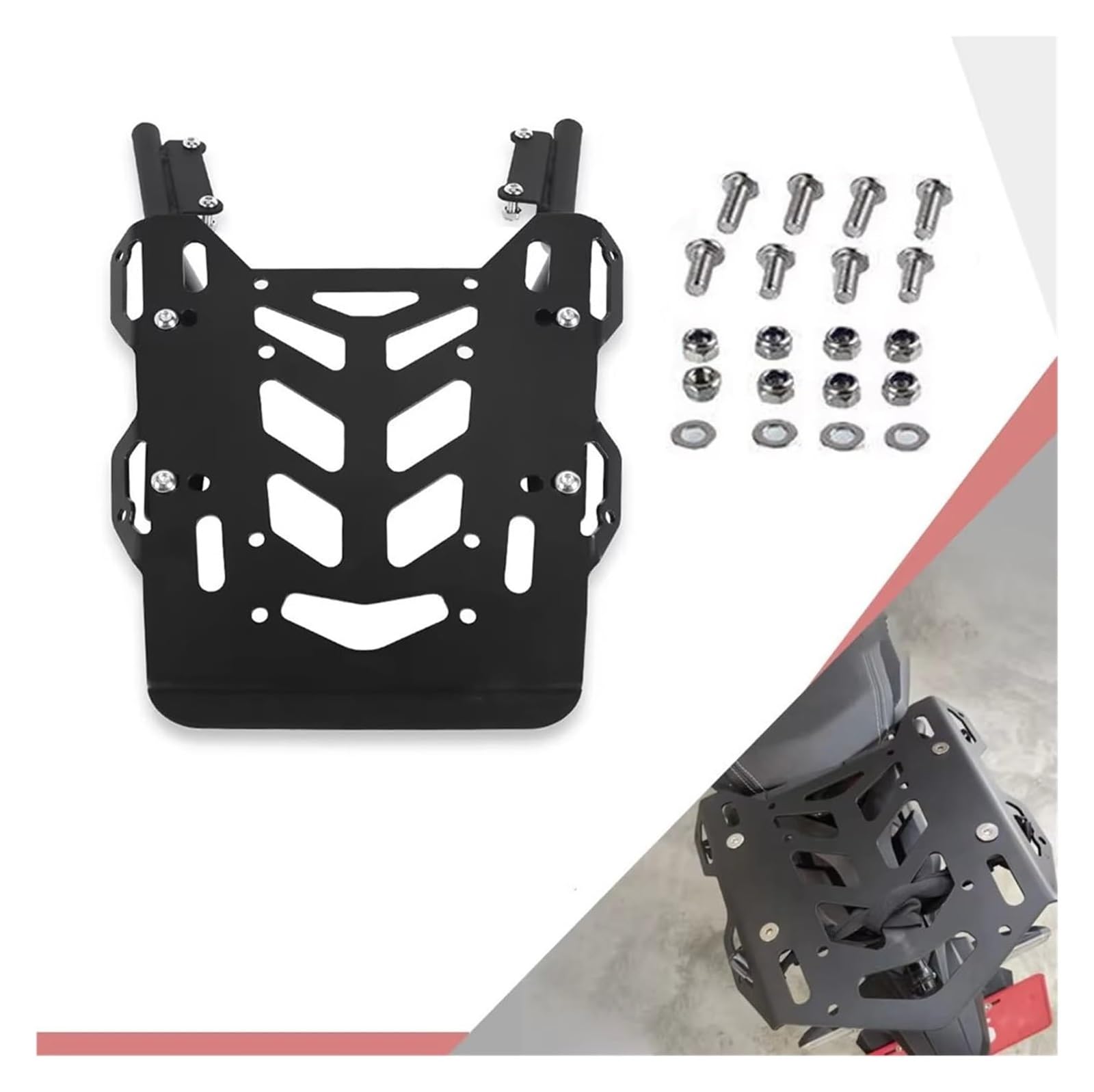 Motocicletas portaequipajes Trasero para CB650R CBR650R para CB 650 R para CBR 650R 2018-2024 Soporte para Portaequipajes Trasero Caja De Almacenamiento Estante Motocicletas