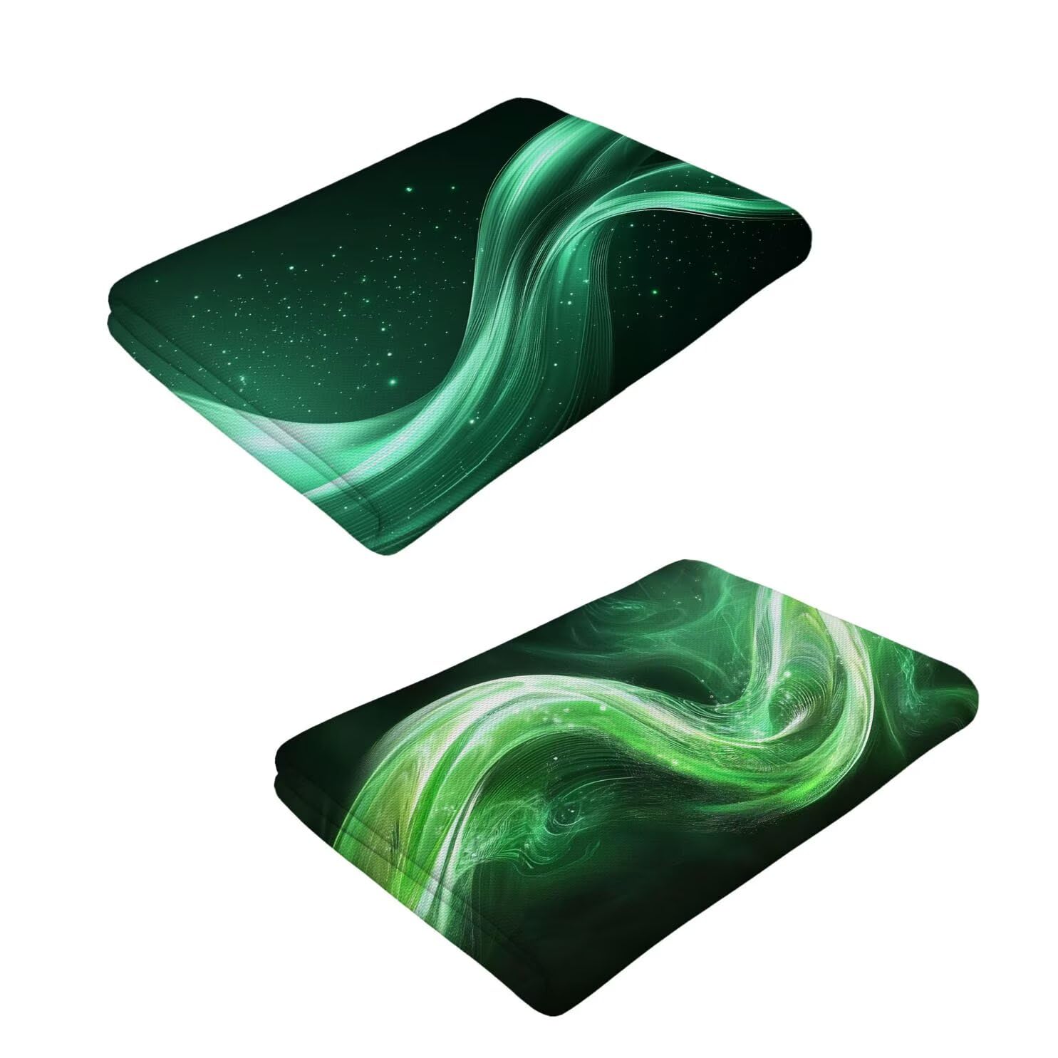 Telo Mare Microfibra Grande - 90 x 200 cm Telo Mare 2 Pezzi, Antisabbia, Asciugatura Rapida, Ultra Assorbente, Estate Spiaggia Asciugamani Bagno Asciugamano Microfibra, Donna Regali (verde) m-663