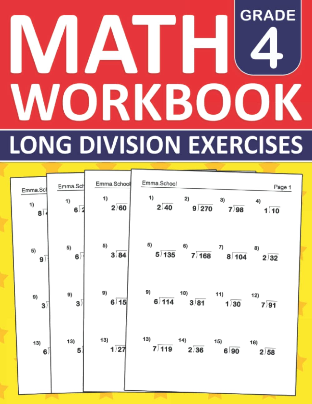 4th Grade Long Division Long Division Activities With Remainders 4th