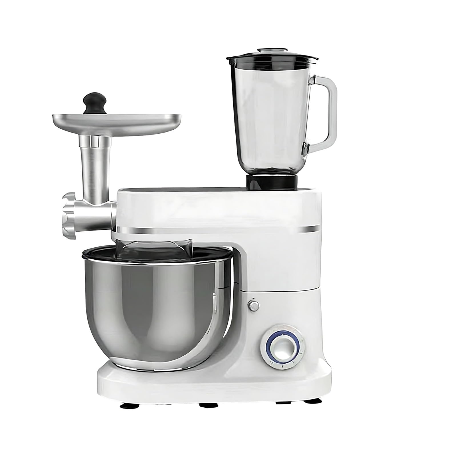 Robot Kuchenny 3w1 Robot Kuchenny Rodzinny 1500W Mikser Stojący 10L Misa Stal Nierdzewna Blender Metalowa Maszynka Do Wyrabiania Ciasta Pieczenia