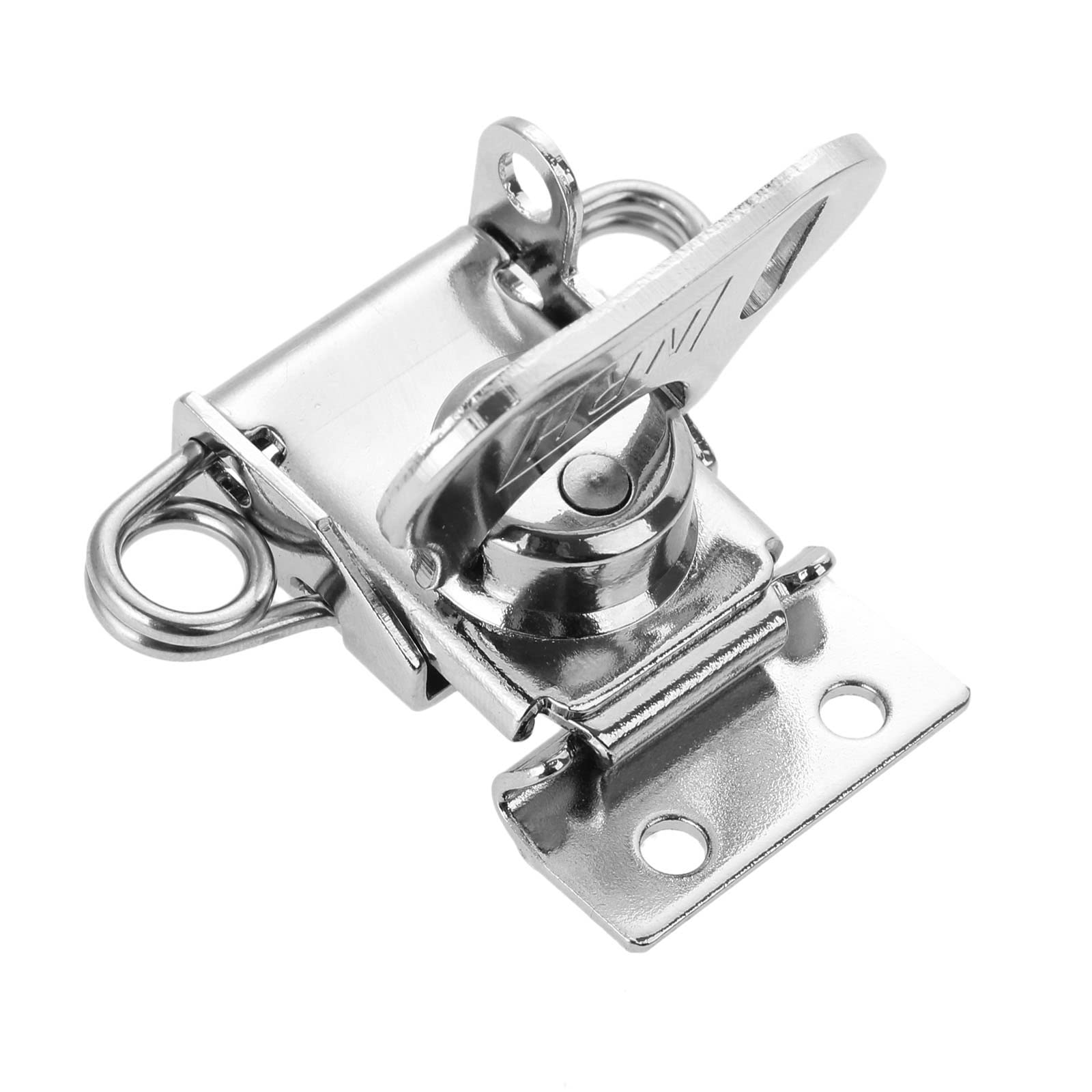 Nvsfzgiyg Women's Silver Toggle Latch Wood Case Locking Clasp Lock Toolbox Chest Trunk Flight Rotary Draw