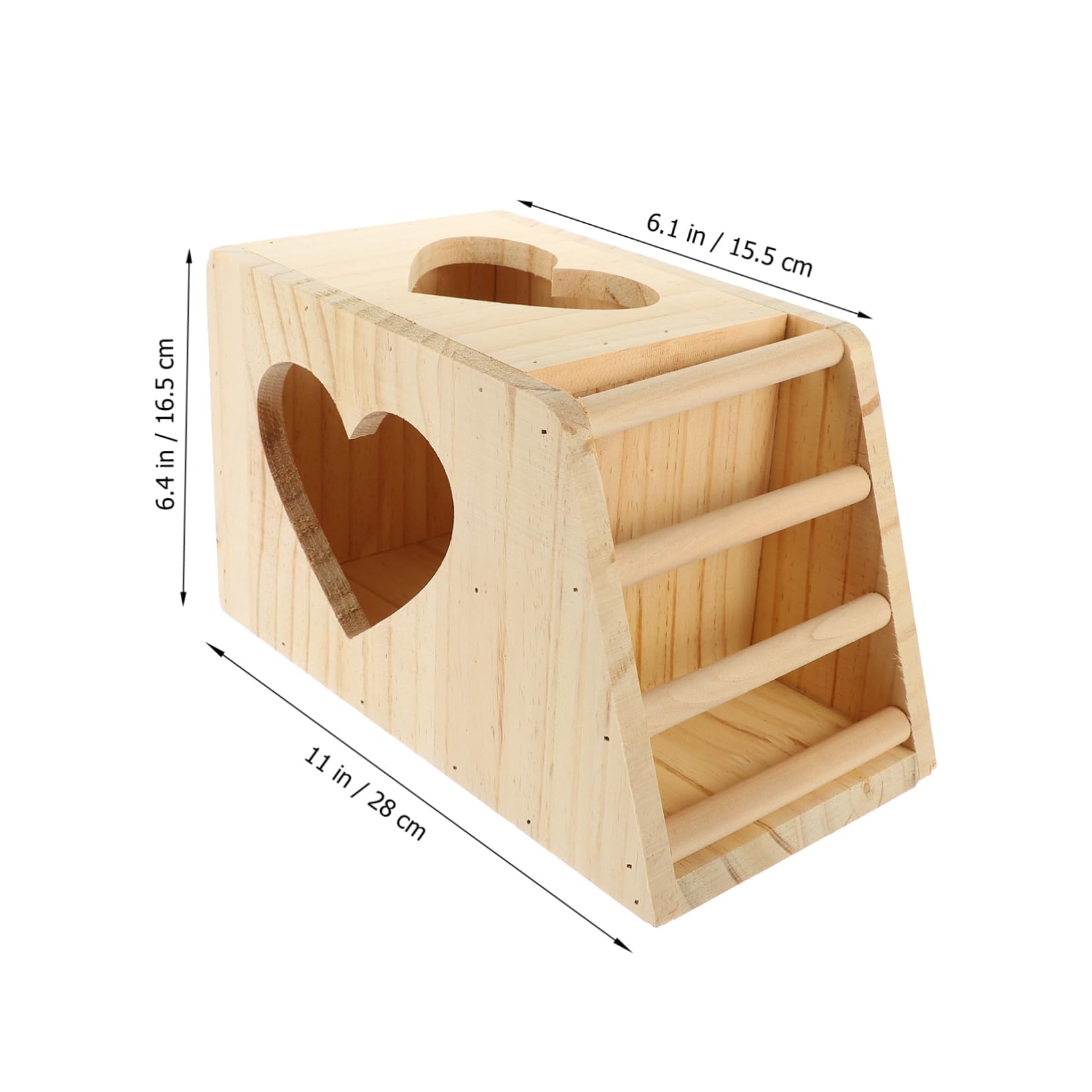Holz Futterkrippe mit Grashalter, Doppelt, Beige für Kleintierkäfig | Zweifach Angeordnetes Gitterdesign, Leicht zu Montieren, Multifunktionale Ausführung