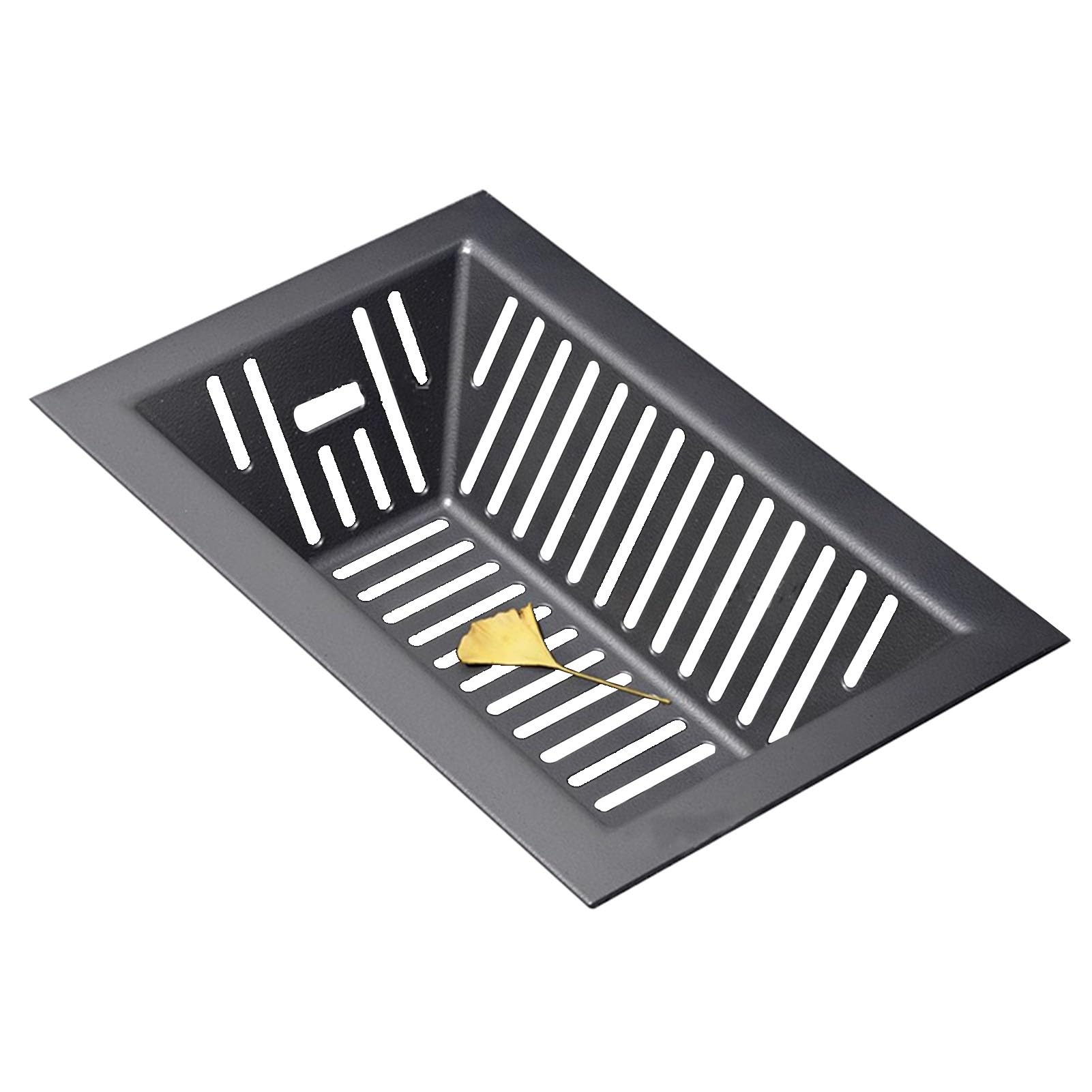 GOCHUSX Sewer Drain Filter, Clogging Drainpipe Network, Sinking Rainwater Outlet Trash Catcher for Garden Roadside, Courtyard, School Playground, Easy Clean(Black-4PCS,45x75x15cm)