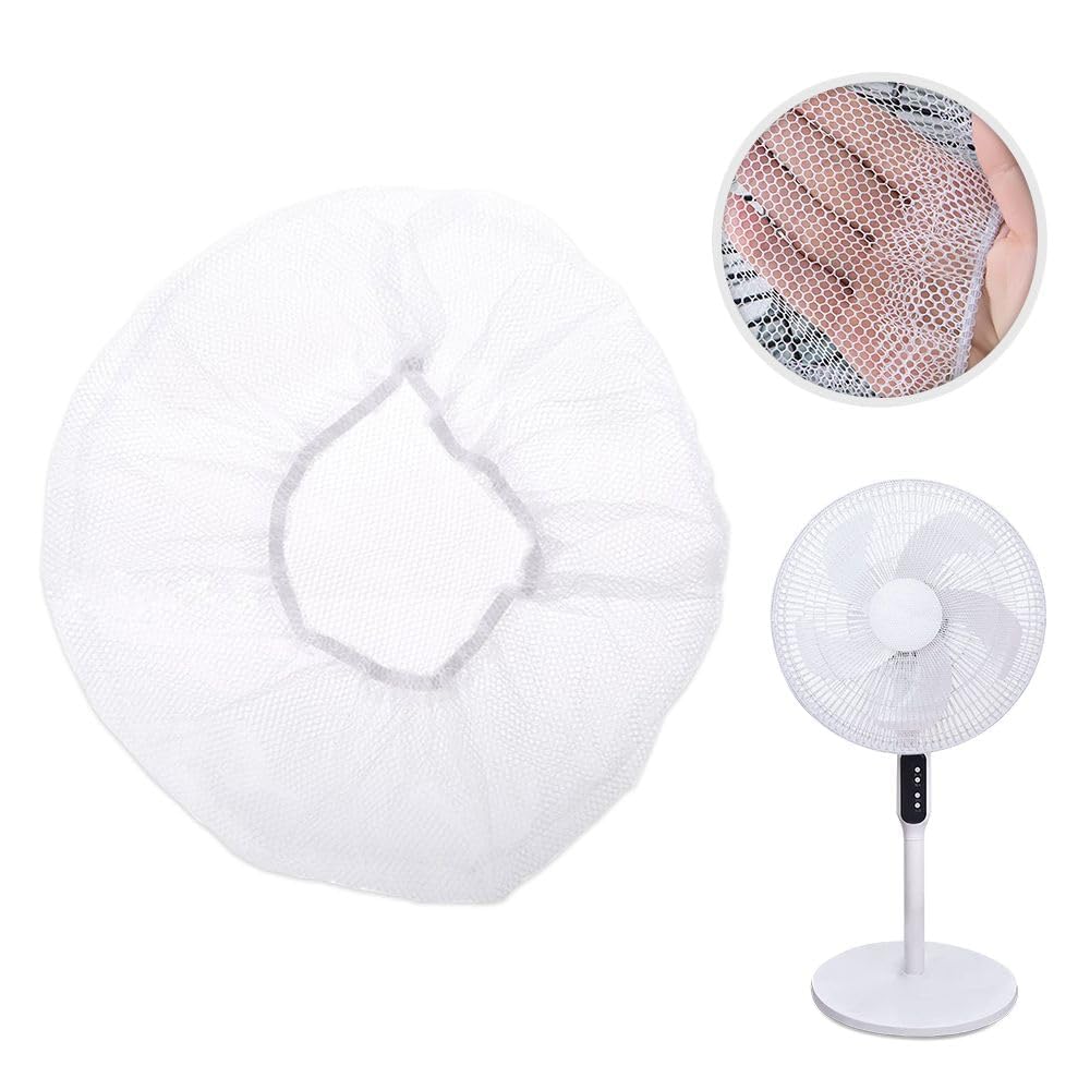 Smart Craft Kids Safety Finger Protector Fan Cover | Dustproof Mesh Safety Net for Table | Pedestal & Standing Fans | Anti-Pinch Hand Protection | Washable Electric Fan Cover | 1 Pcs,White-image-49