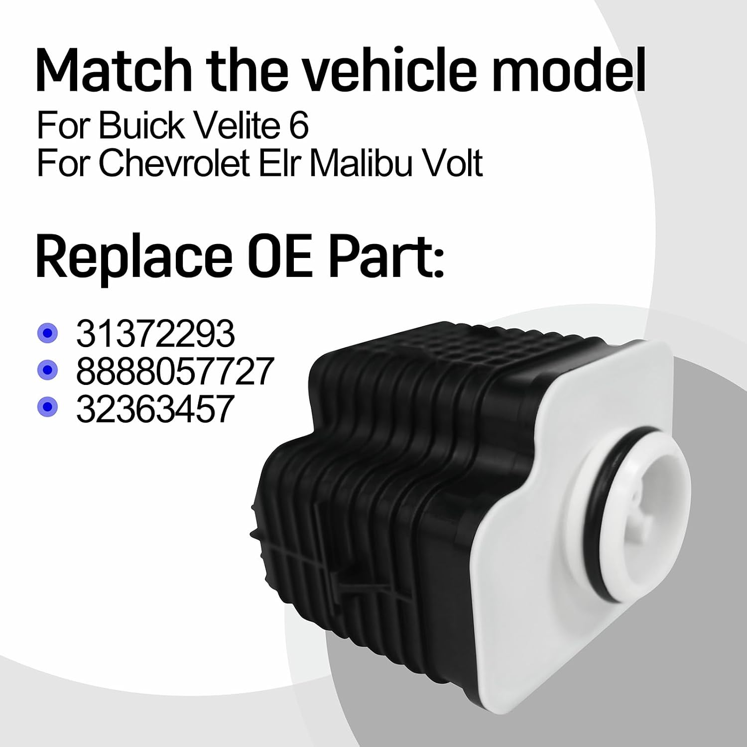 26403267 22865478 25949421 Evap Leak Detection Pump Compatible with Chevrolet Elr Malibu Volt for Buick Velite 6