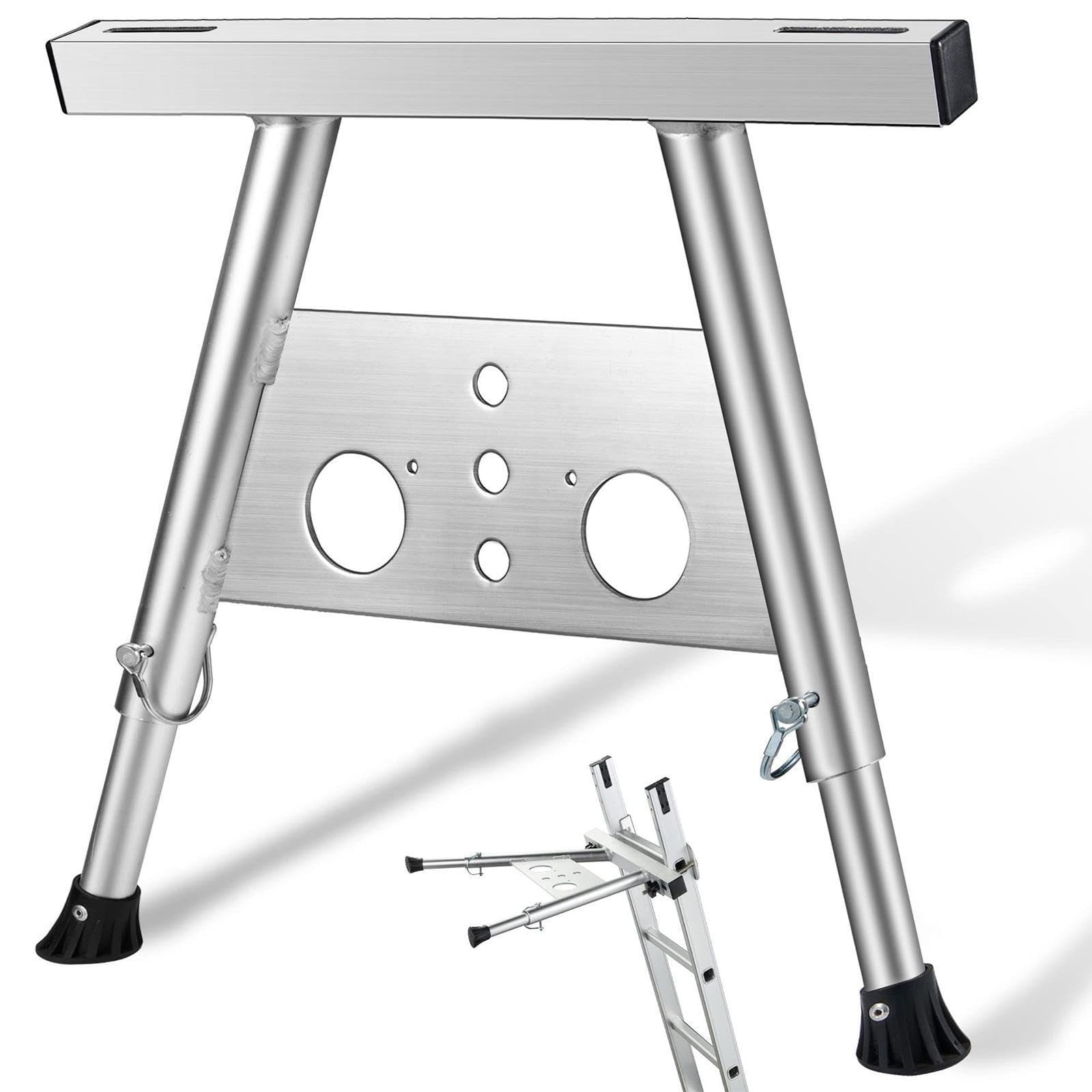Estabilizador de Escalera para Techo, Soporte para Escalera, fácil instalación, Patas de Goma duraderas, Mayor Seguridad para la Limpieza del hogar, Almohadilla