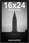 Americanflat 12x18 Poster Frame - White Engineered Wood with Polished Plexiglass - Wide Picture Frame for Vertical or Horizontal Wall Display - Epic Collection - White