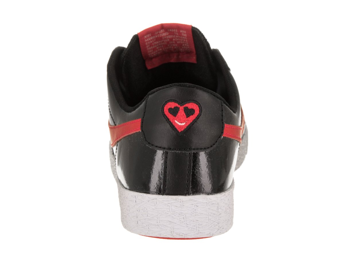 Nike Kids Blazer Low QS (GS) Black/Speed Red/Bleached Coral Skate Shoe 4.5 Kids US