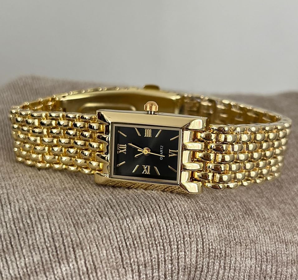 Watches for Women Wrist Watches Steel Strap Womens Watch Casual Fashion Simple Square Roman Dial Quartz Wristwatch - Image 4