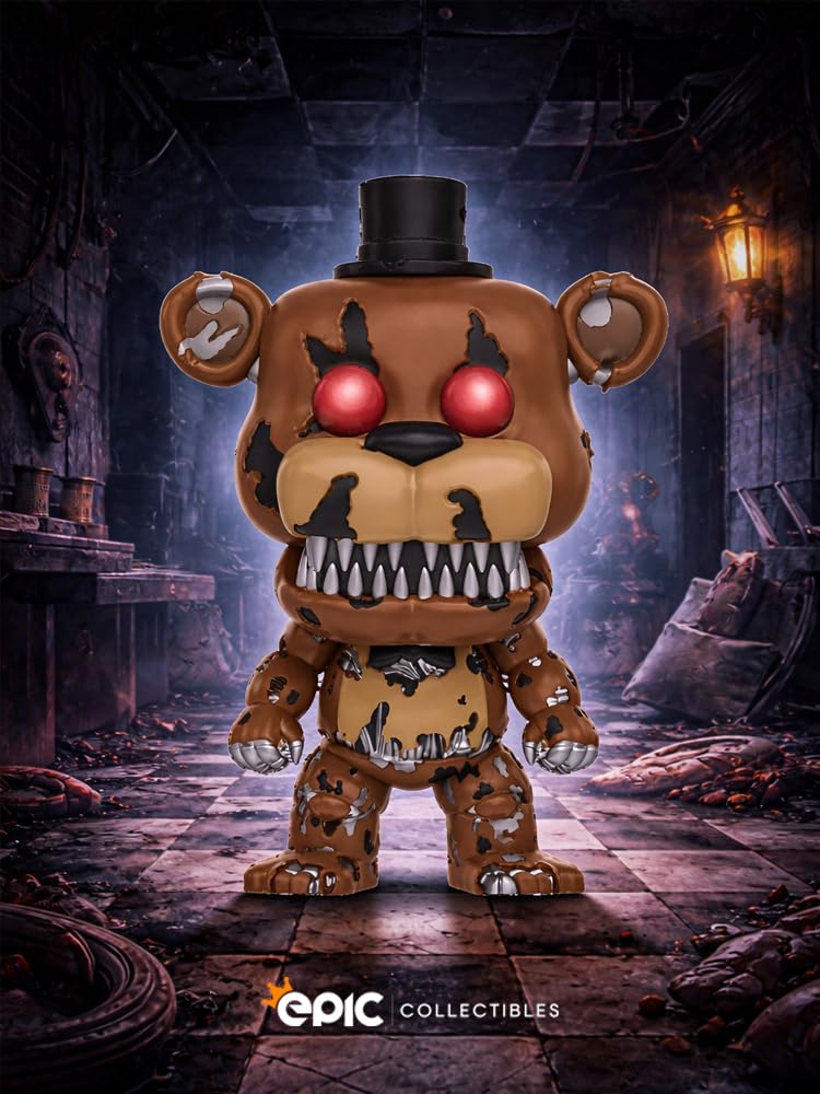 Funko Pop! FNAF: Five Nights at Freddy's - Nightmare Freddy Vinyl Figure | Sammlerstücke mit Box-Schutz
