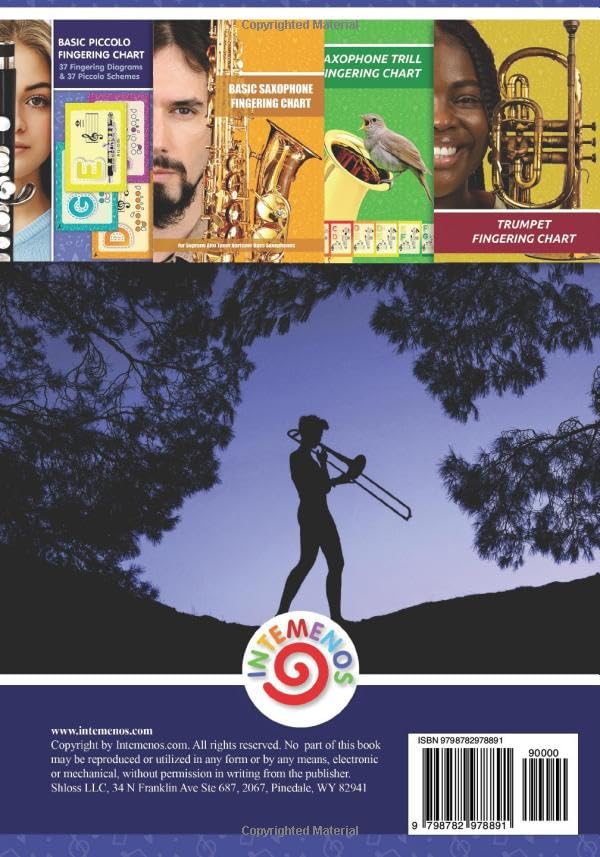 Trombone Position Chart: Trombone Fingering Chart (Brass Fingering Charts) - Image 2