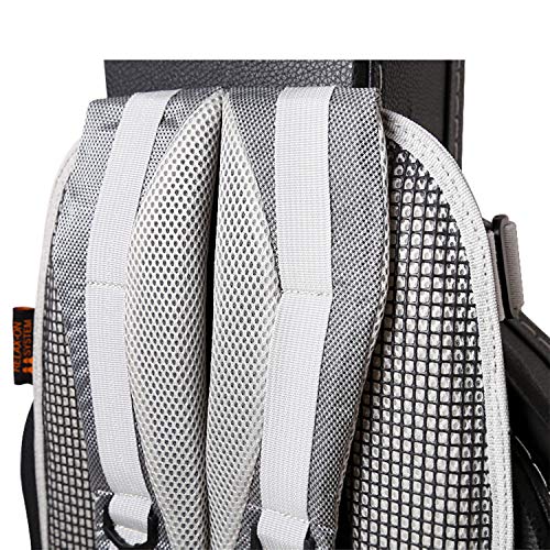 Image of Crossrock Case Saddle for Hard Guitar Case as backpack, Grey