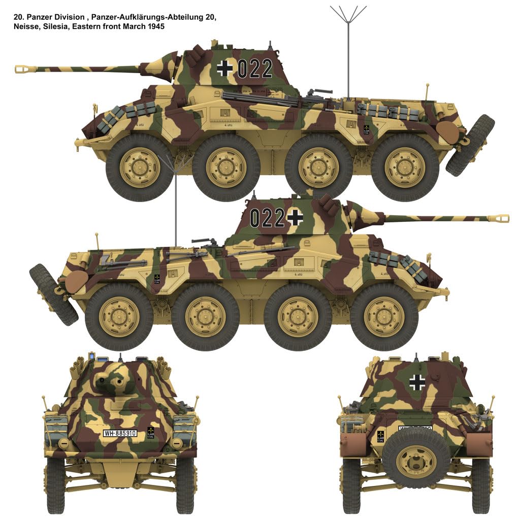 DAS WERK - Maquette Blindé Sd.kfz. 234/2 "puma" |das Werk|16006| 1:16 Maquette Char Promo