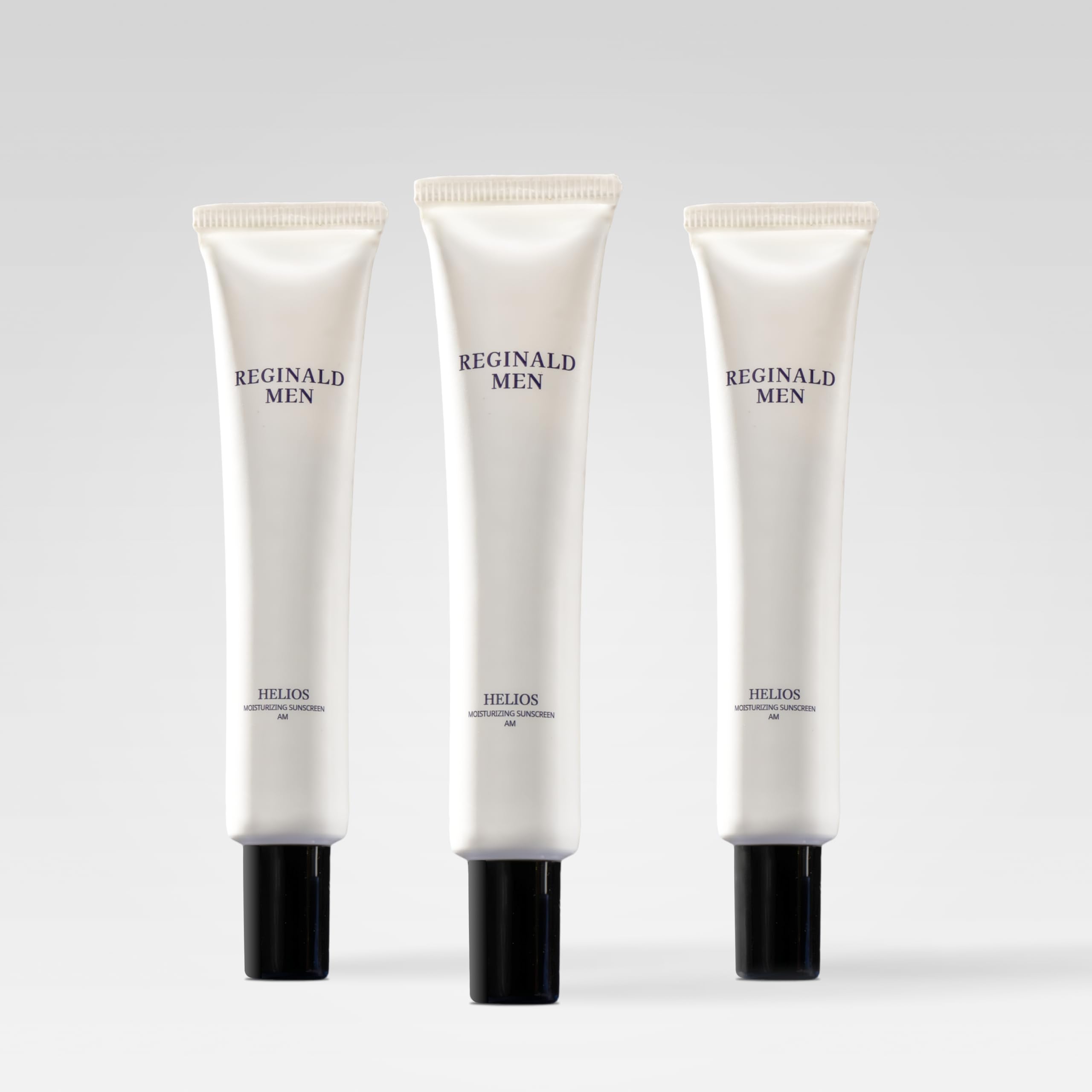 Reginald Men Sunscreen SPF 50 PA++++ | Brightening & Moisturizing | UVA & UVB Protection | Lightweight & Non-Greasy Formula | Broad Spectrum Sun Defense (50g, Pack of 3)