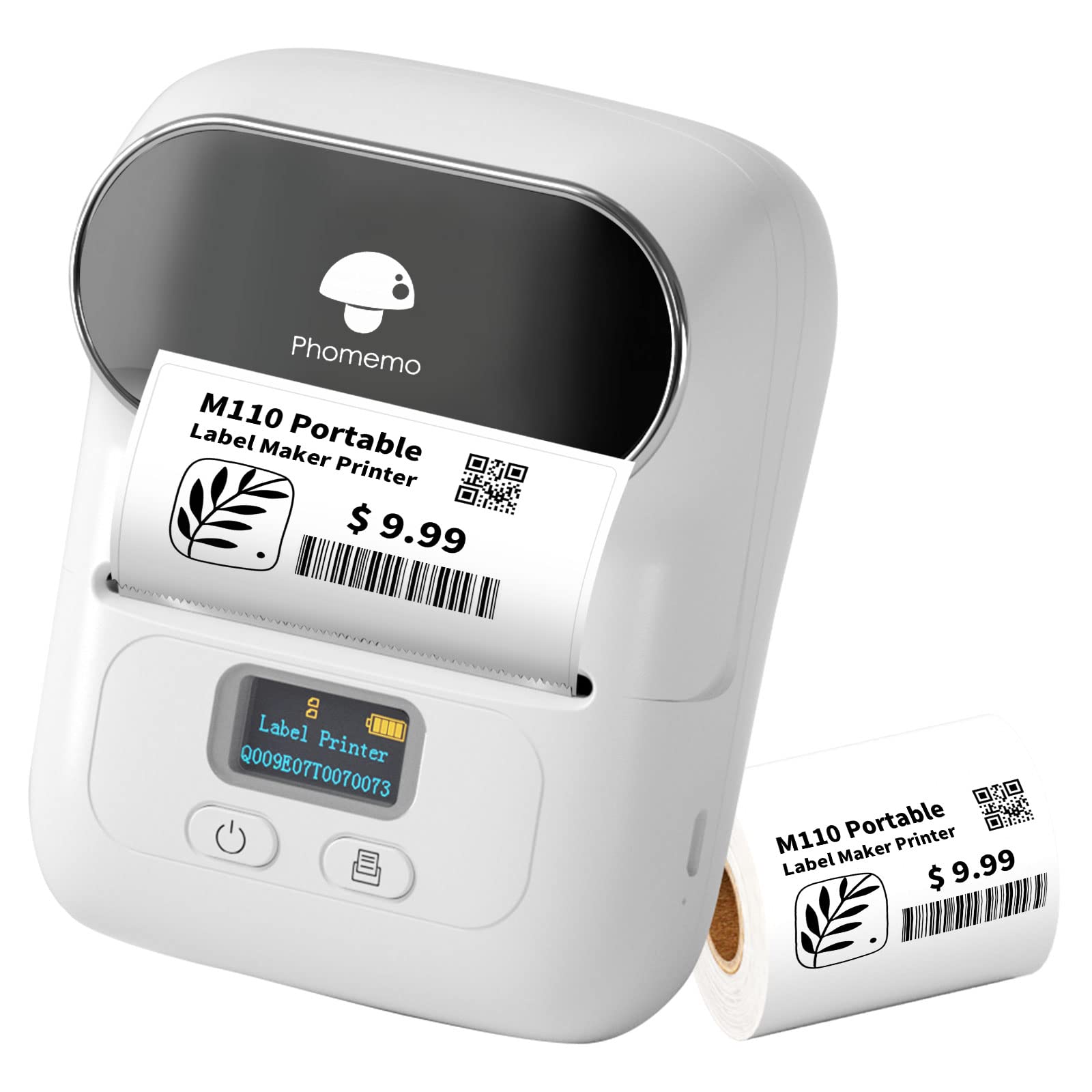 Buy Phomemo M110 Lable Maker, Bluetooth Portable Thermal Sticker Label