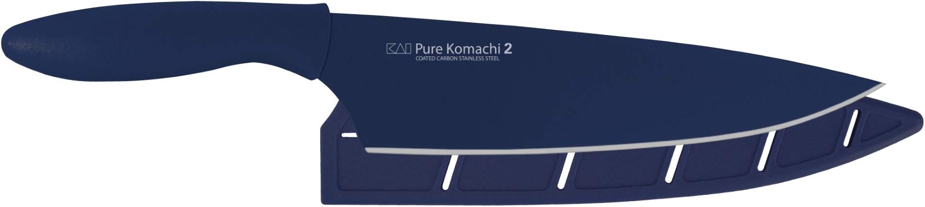 Komachi AB5076 8" Chef's Knife With Sheath, Navy