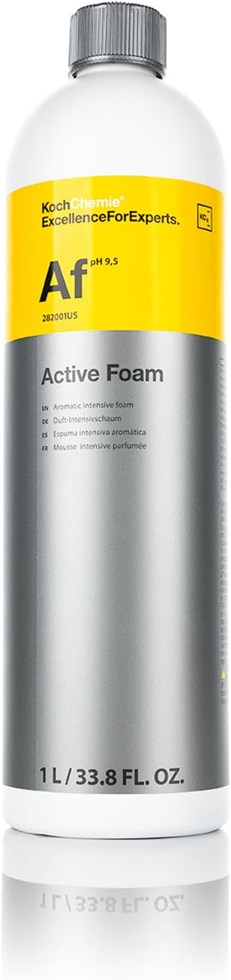 Active Foam - Phosphate and NTA Free, Paintwork Protective, Unique Foam Formulation, Long Lasting Sandalwood Aroma (1 Liter)