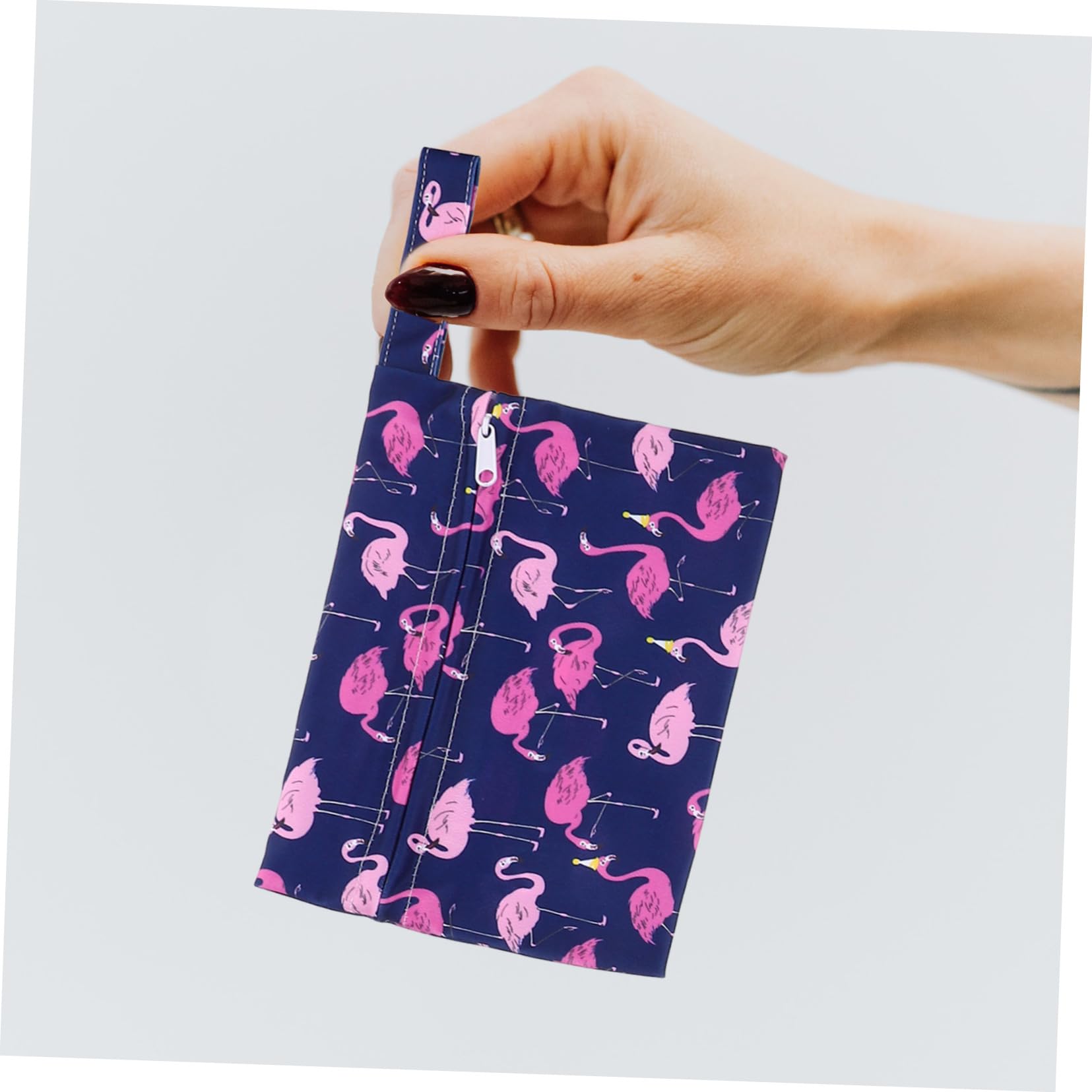 Beaupretty 1juego De Almohadillas Menstruales Reutilizables Lavables Toallas Sanitarias Portátiles Para Mujeres Absorbentes y Transpirables De Almacenamiento