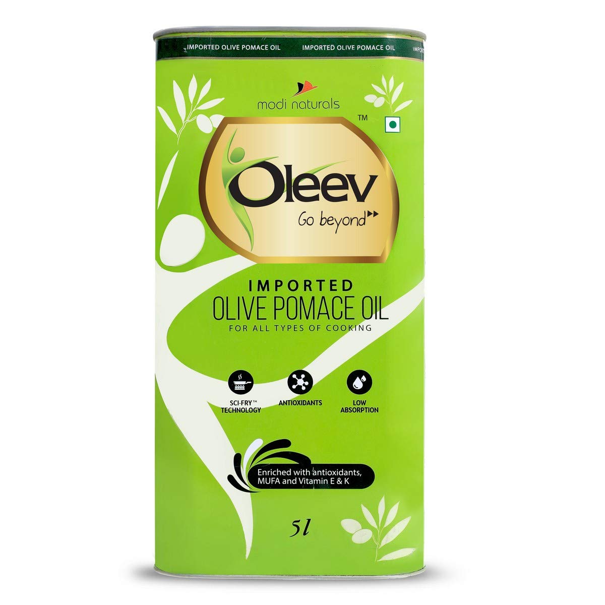 Oleev Cooking Oil - Olive Pomace, 5L Tin (B01MT1WZUT) Amazon Price History, Amazon Price Tracker