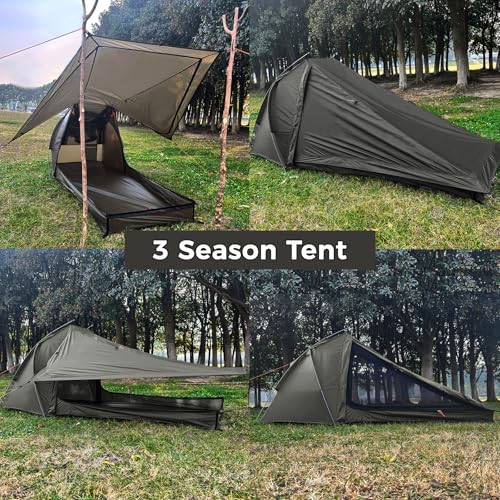 Onewind carpa ultraligera para 1 persona impermeable miniatura 3