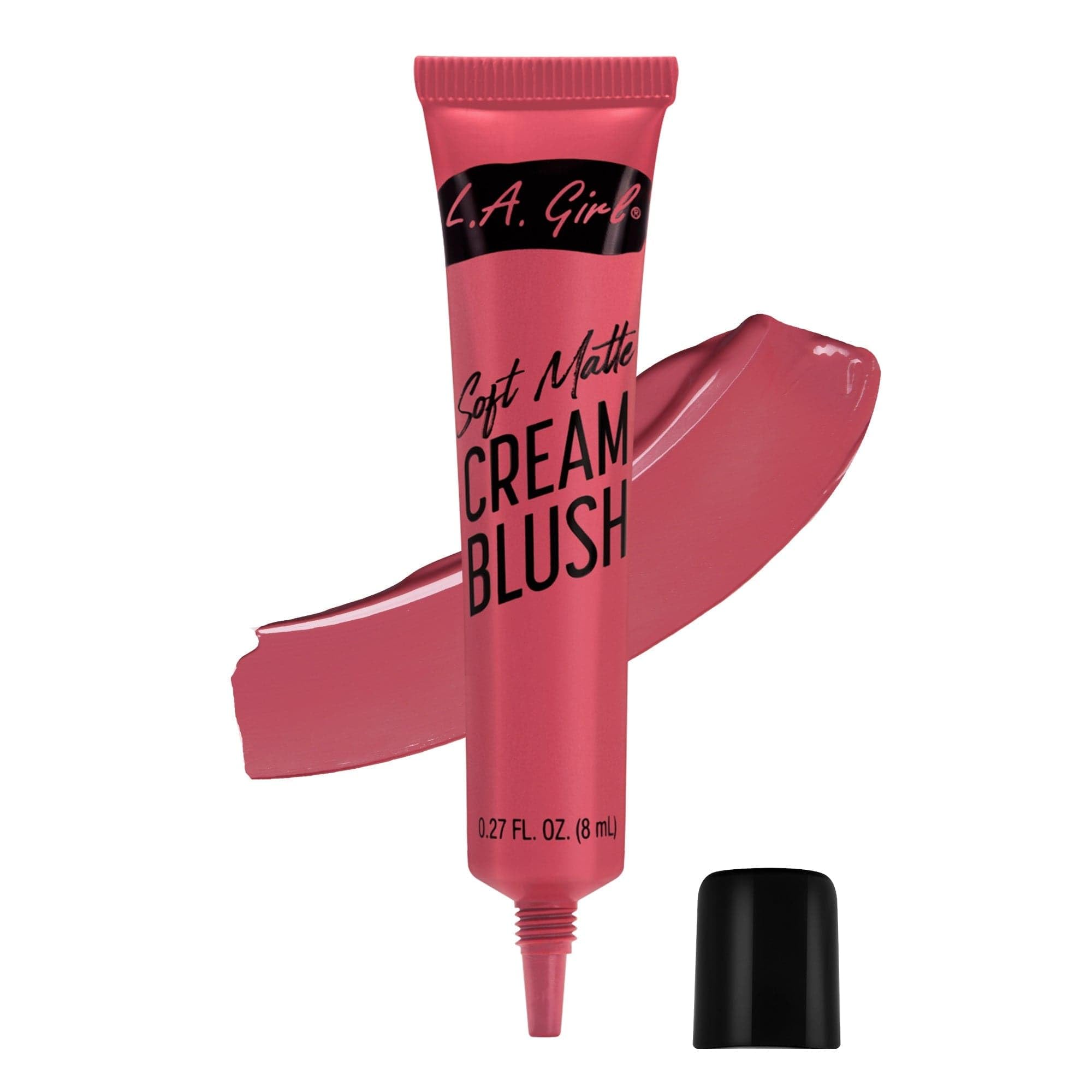 L.A. Girl Soft Matte Cream Blush - Kiss Up, Long-Lasting, Weightless Liquid Blush, Added Jojoba Seed Oil & Vitamin E, 8g-picture-12