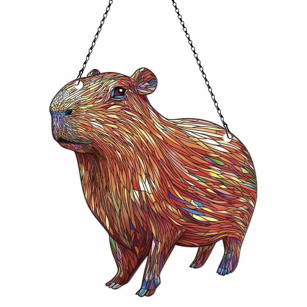 Capybara Acrylic Ornaments Suncatcher Women Men Gifts Christmas Decor