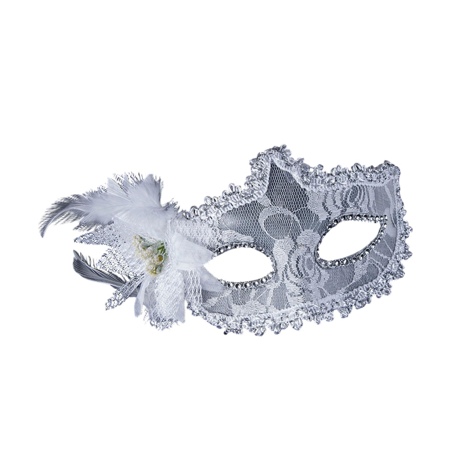 Shurhome Stylish Masquerades Feature Delicate Laces Pattern Perfect Elegant Gatherings Social Event Wear Laces
