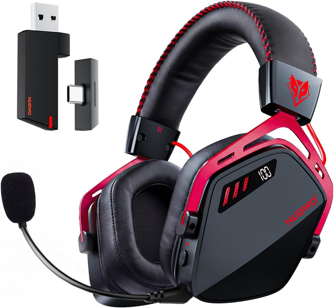 NUBWO HG08 Wireless PC Gaming Headset...