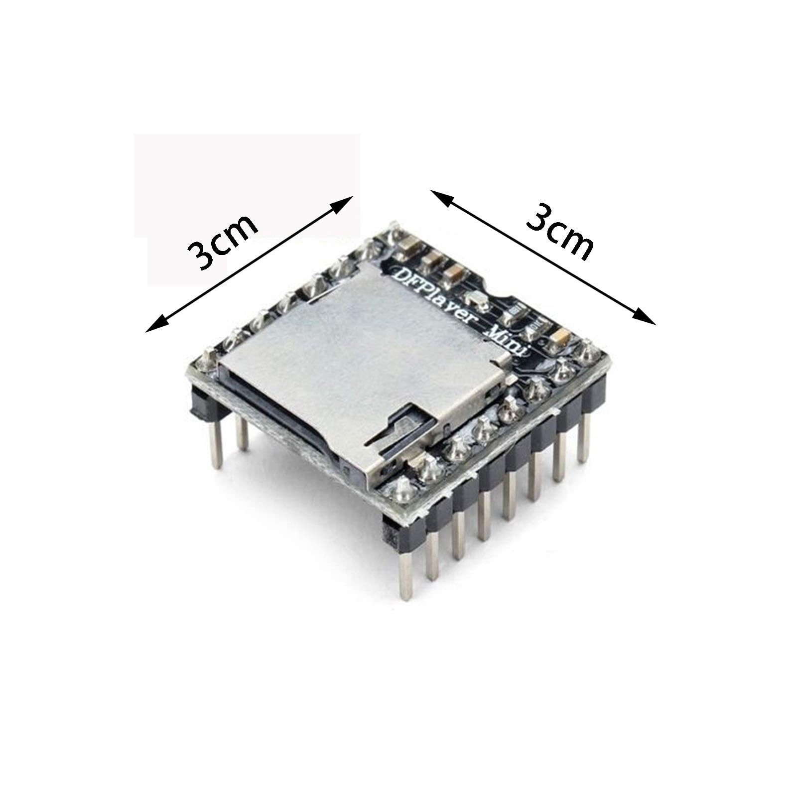 5 szt. mini odtwarzacz MP3 DFPlayer Master Module kompatybilny z Arduino obsługuje kartę TF i pamięć USB Flash