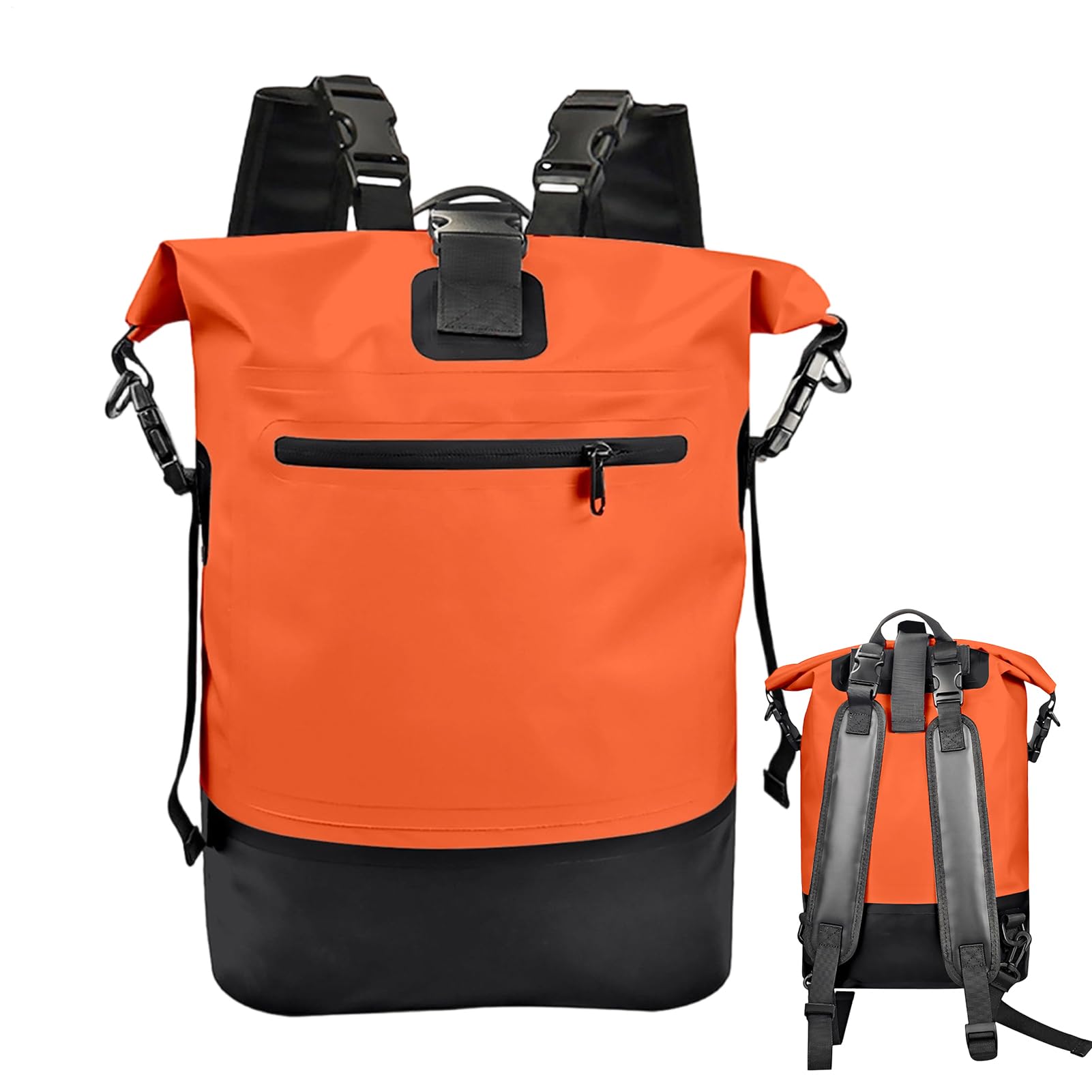 Bolsa de viaje impermeable – Mochila de senderismo resistente de 25 litros, bolsa acolchada para secado, mochila de viaje para hombres, senderismo, camping, al aire libre, montañismo, trekking