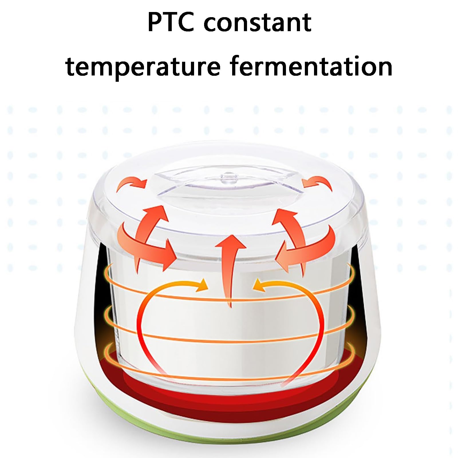 Yaourtière Multifonction, Capacité de 1300 Ml, Minuterie Réglable, Facile À Utiliser, Cadeau Idéal pour Le Bien-être Des Hommes et Des Femmes