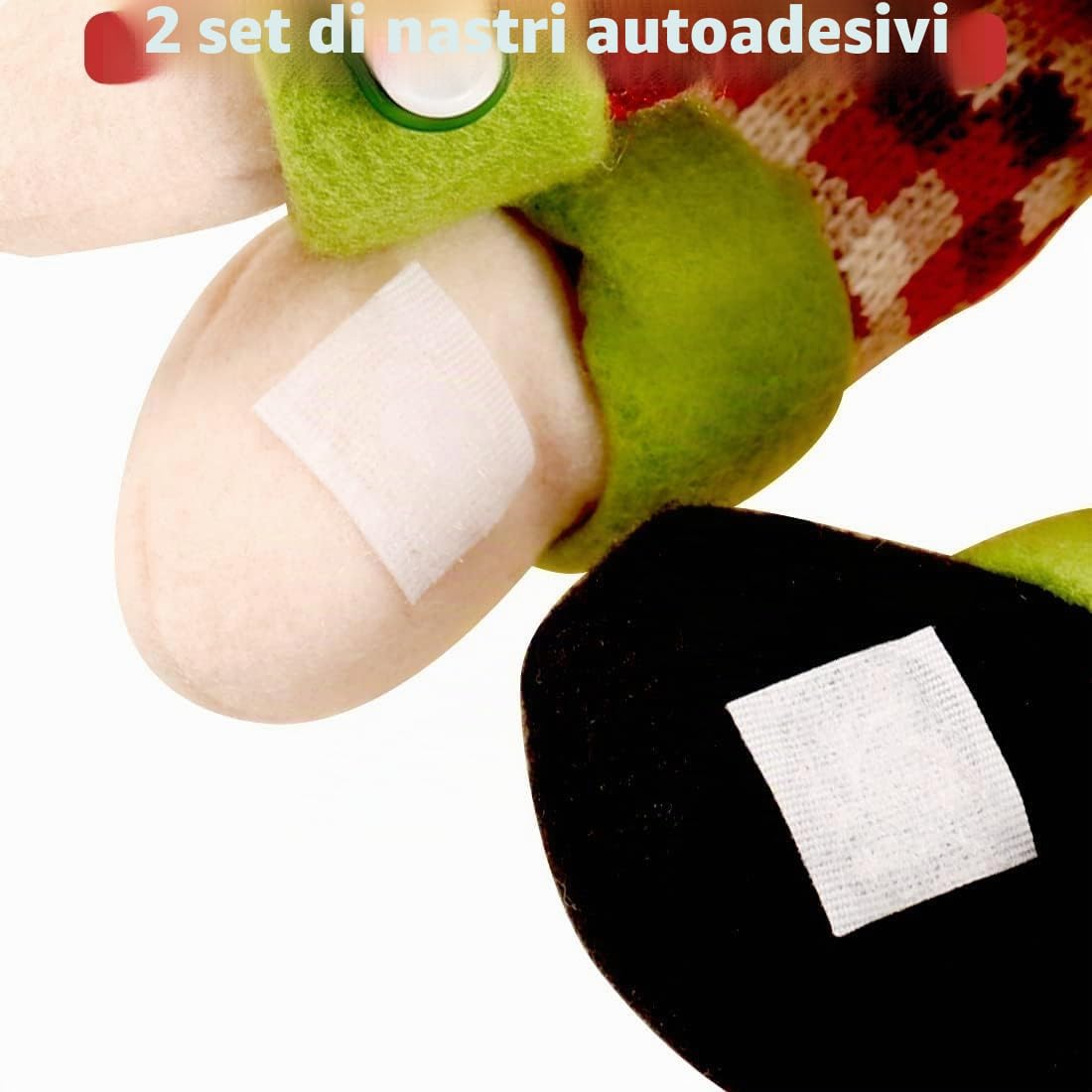 KAHEIGN Punte per Albero di Natale, 33CM Grande Puntale per Albero di Natale di Babbo Natales Cappello a Cilindro con Barba e Giacc Scozzese per Fermatende Bottiglia di Vino Hugger Natales Decorazioni