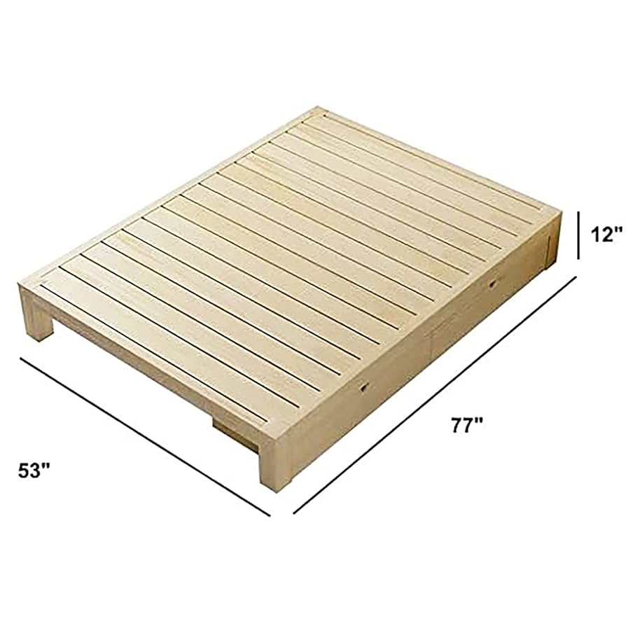 Amazon.com: JIXDILO Solid Wood Platform Bed Frame with