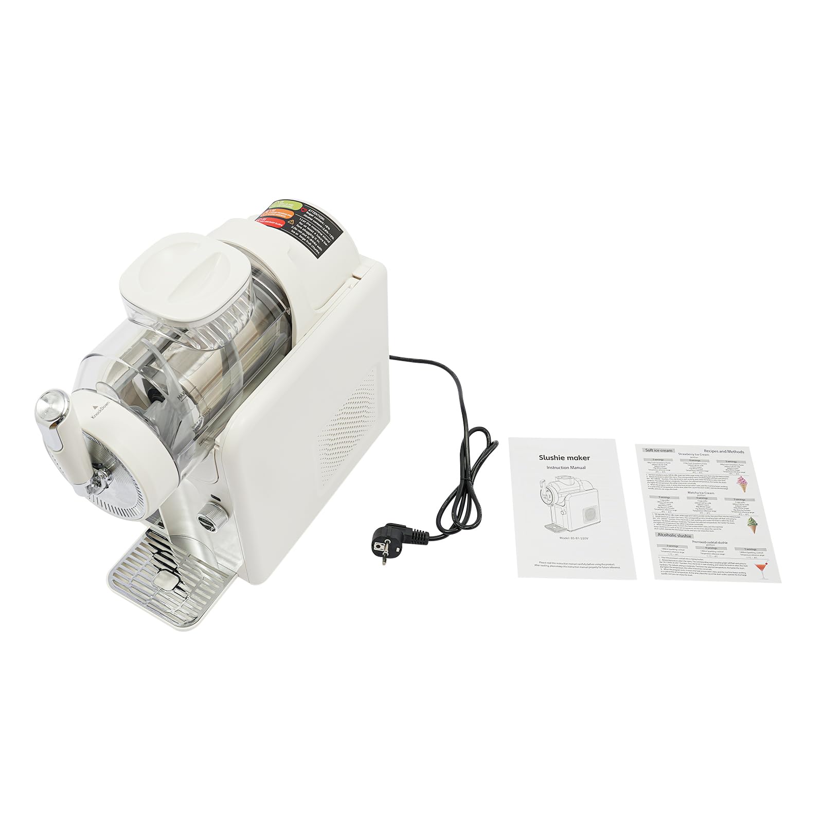 Máquina de granizado con autolimpieza, 5 modos, capacidad de 2L para el