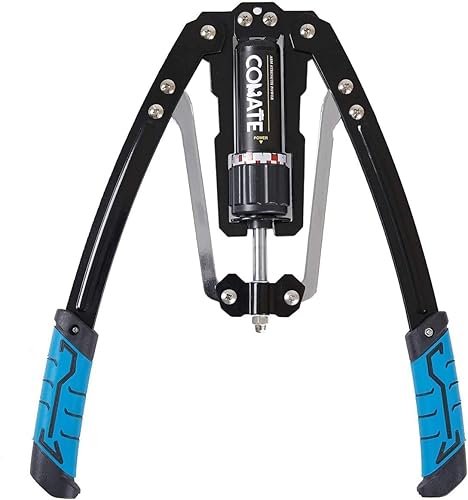 Ejercitador de brazos máquina de entrenamiento muscular de brazos presión hidráulica ajustable de 22 a 440 libras barra giratoria de potencia equipo