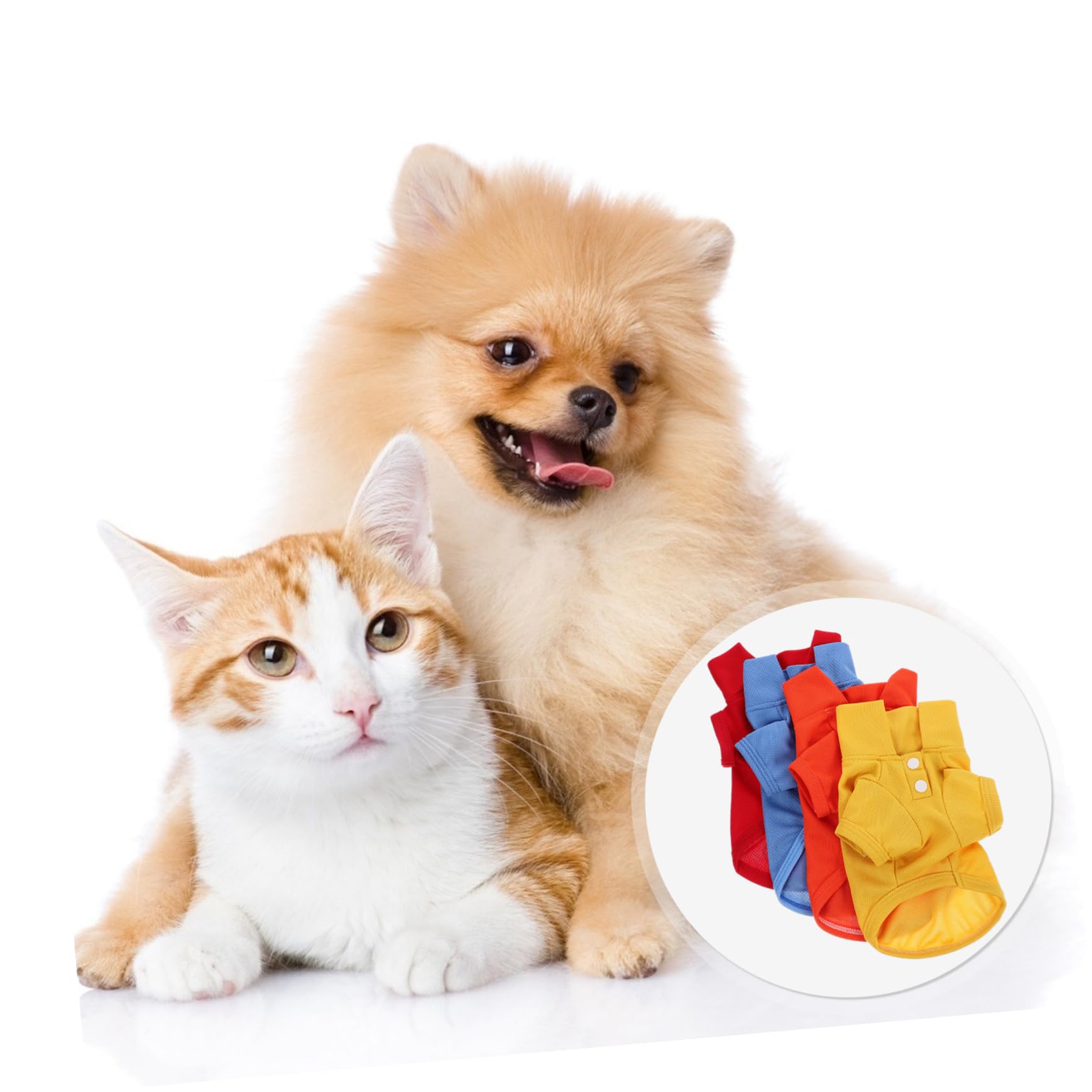 HANABASS 20piezas Camiseta para Perros De Verano Conjunto De Ropa Cómoda para Mascotas Camisetas Transpirables para Cachorros Surtidos s