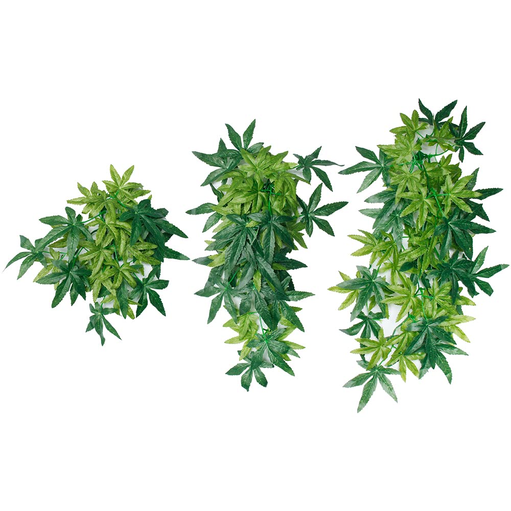 40cm/16in Plantes d'aquarium Végétaux Faux Plastique Artificiel Plantes d'herbe d'eau pour Fish Tank Aquarium Décor Plantes suspendues artificielles