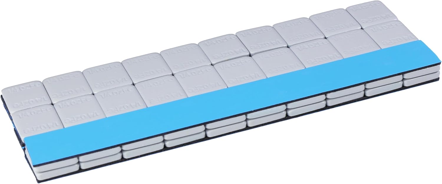 1/4oz, 0.25oz, 360 pcs, Grey, Adhesive Wheel Balance Weights for Cars, Trucks, SUVs, Motorcycles, and Other Vehicles.Slim Style (WW-025RGb)