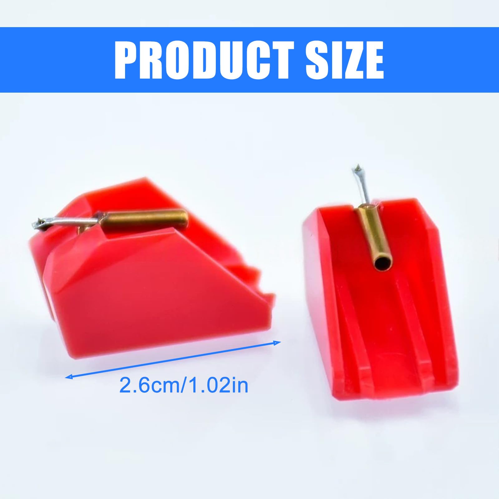 Aiguille de rechange pour tourne-disque P30 EPS30CS EPS24CS Rouge