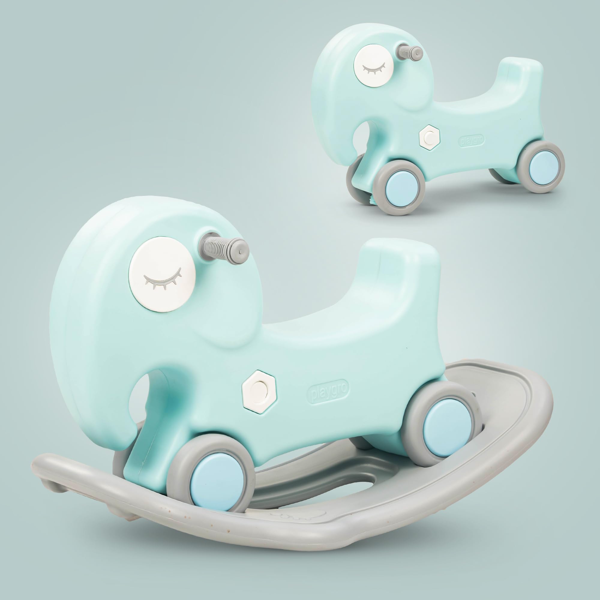 Baybee 2 in 1 Horse Baby Push Ride on Car Cum Rocker for Kids| Baby Ride on Toy with Anti Slip Handle, Baby Car Rocking Chair| Indoor Outdoor Play for Toddlers 1 to 3 Year Boy Girl (Horse), Green (B0D6KFFMCP) Amazon Price History, Amazon Price Tracker