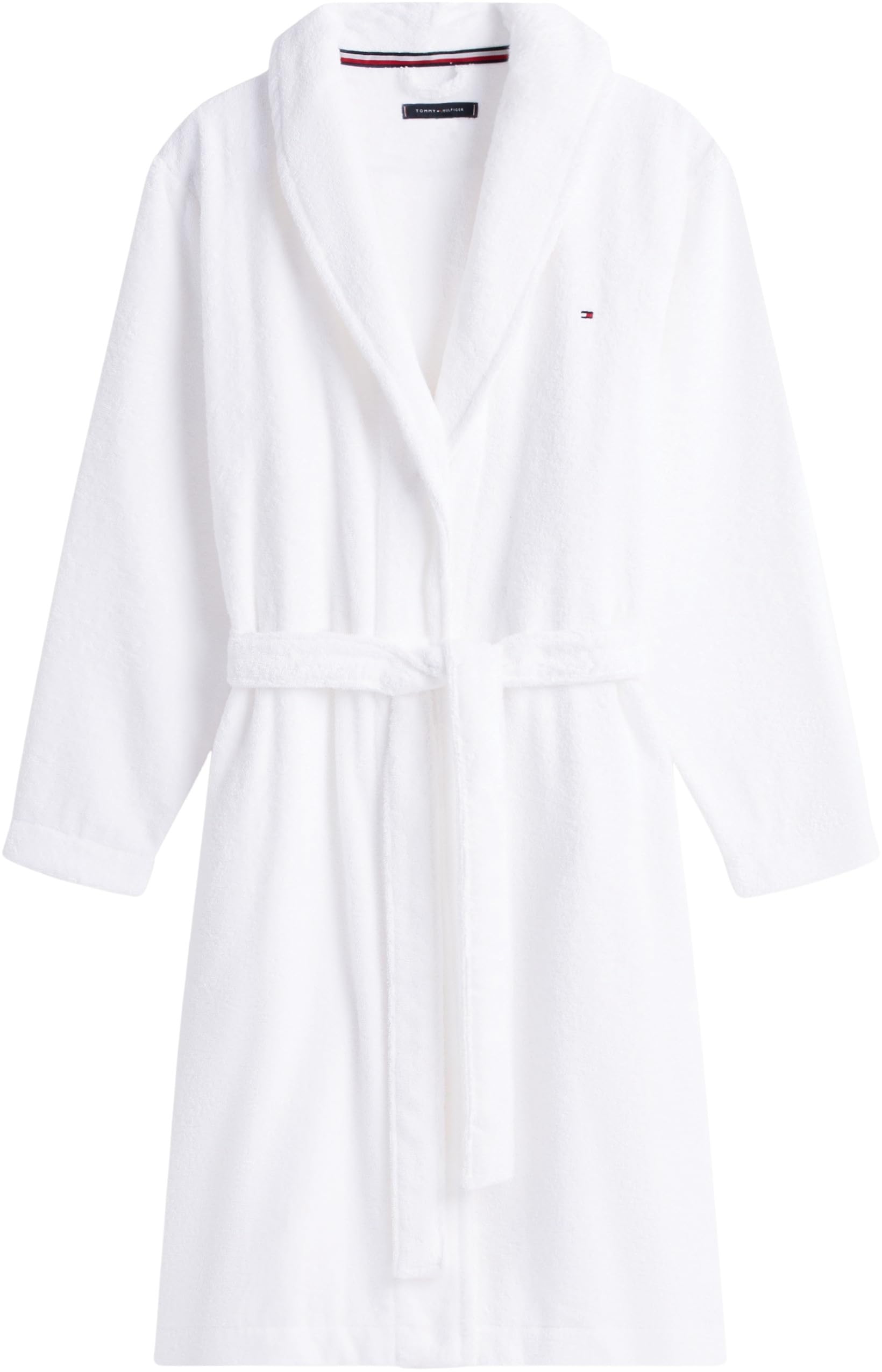 Tommy Hilfiger Accappatoio da uomo UM0UM03725YCF004, bianco, L
